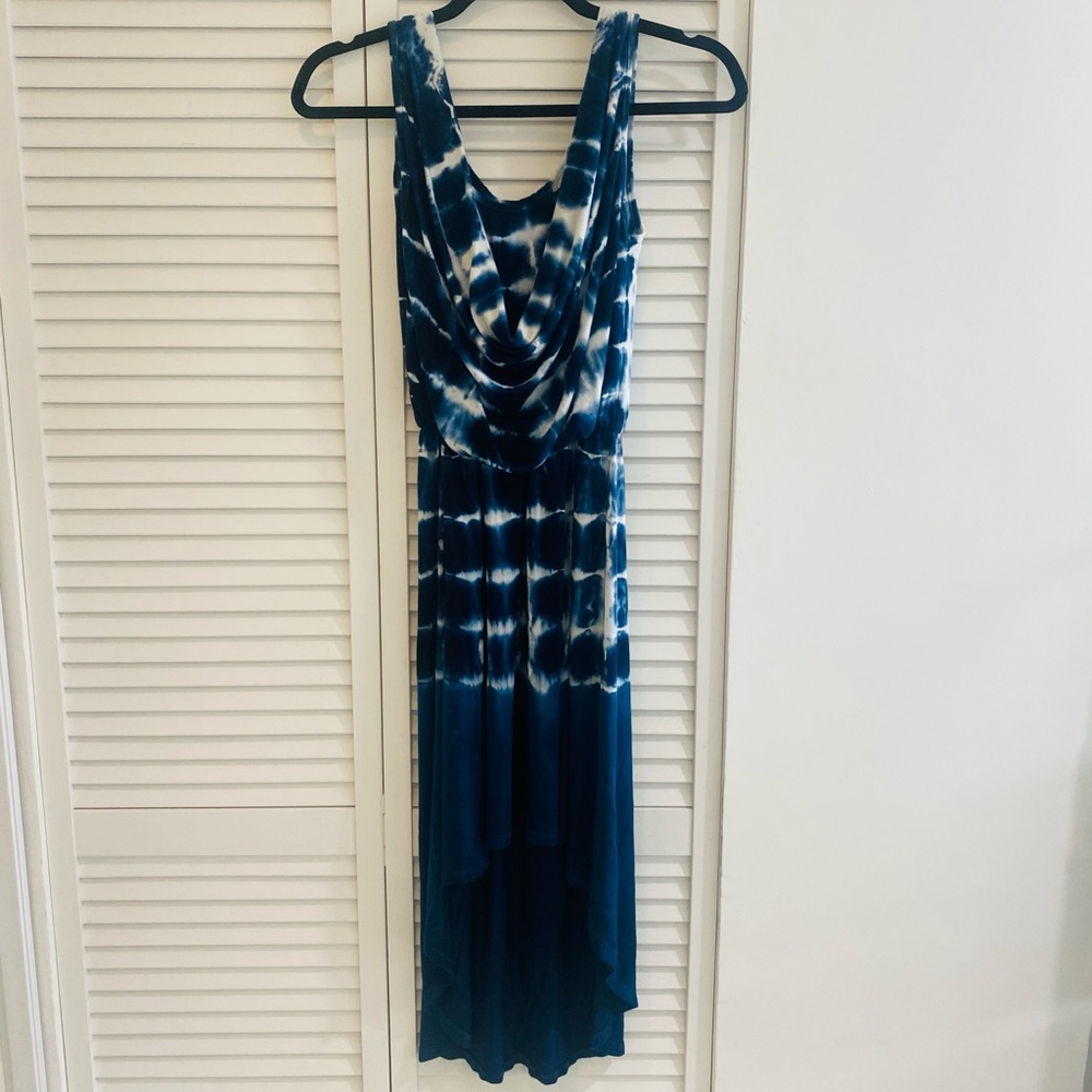 Tye dye high low dress